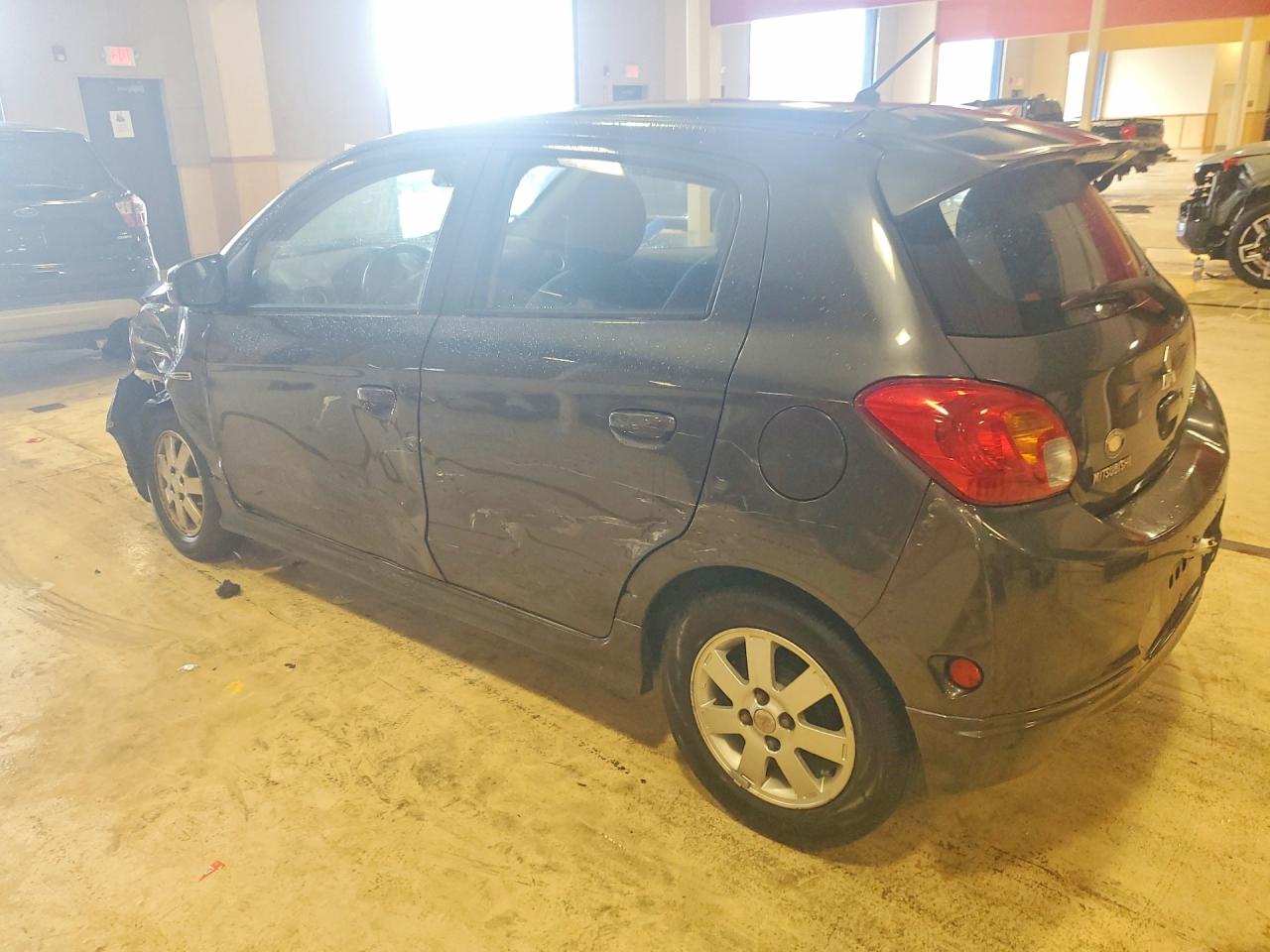 2015 Mitsubishi Mirage Es Gray vin: ML32A4HJ0FH006243