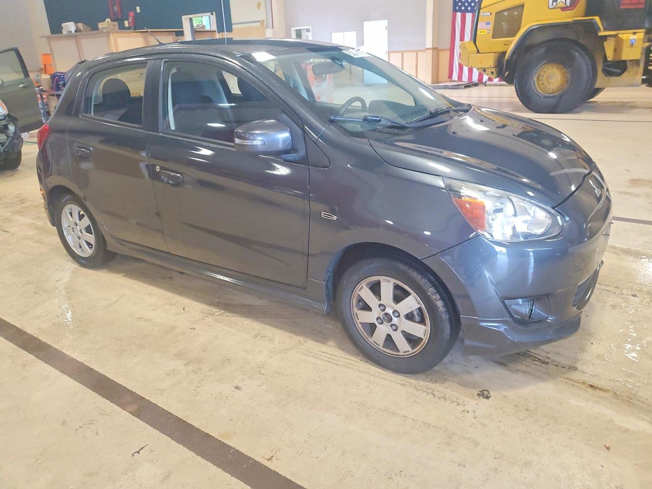 2015 Mitsubishi Mirage Es Gray vin: ML32A4HJ0FH006243
