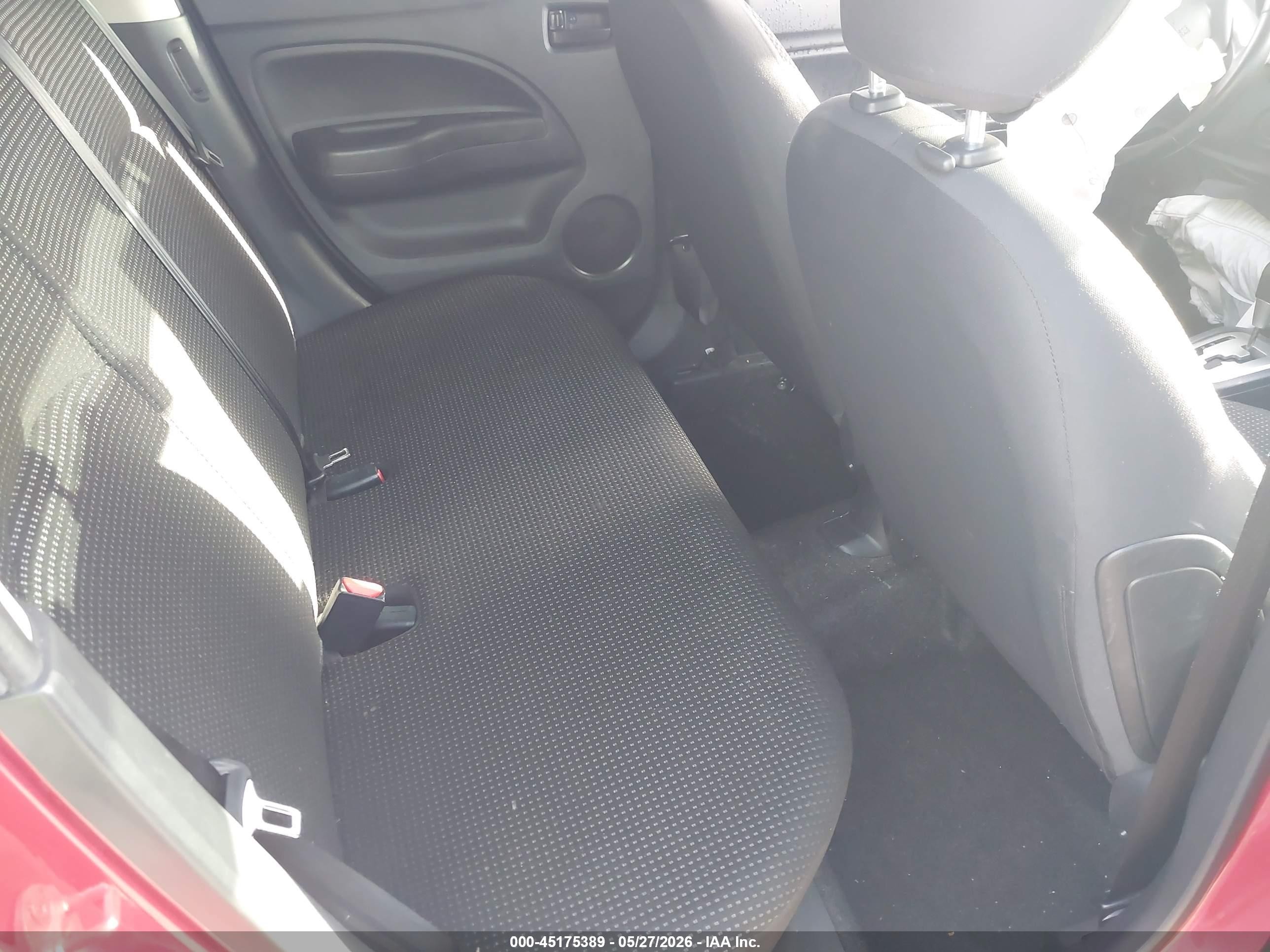 2015 Mitsubishi Mirage Es Red vin: ML32A4HJ0FH051201