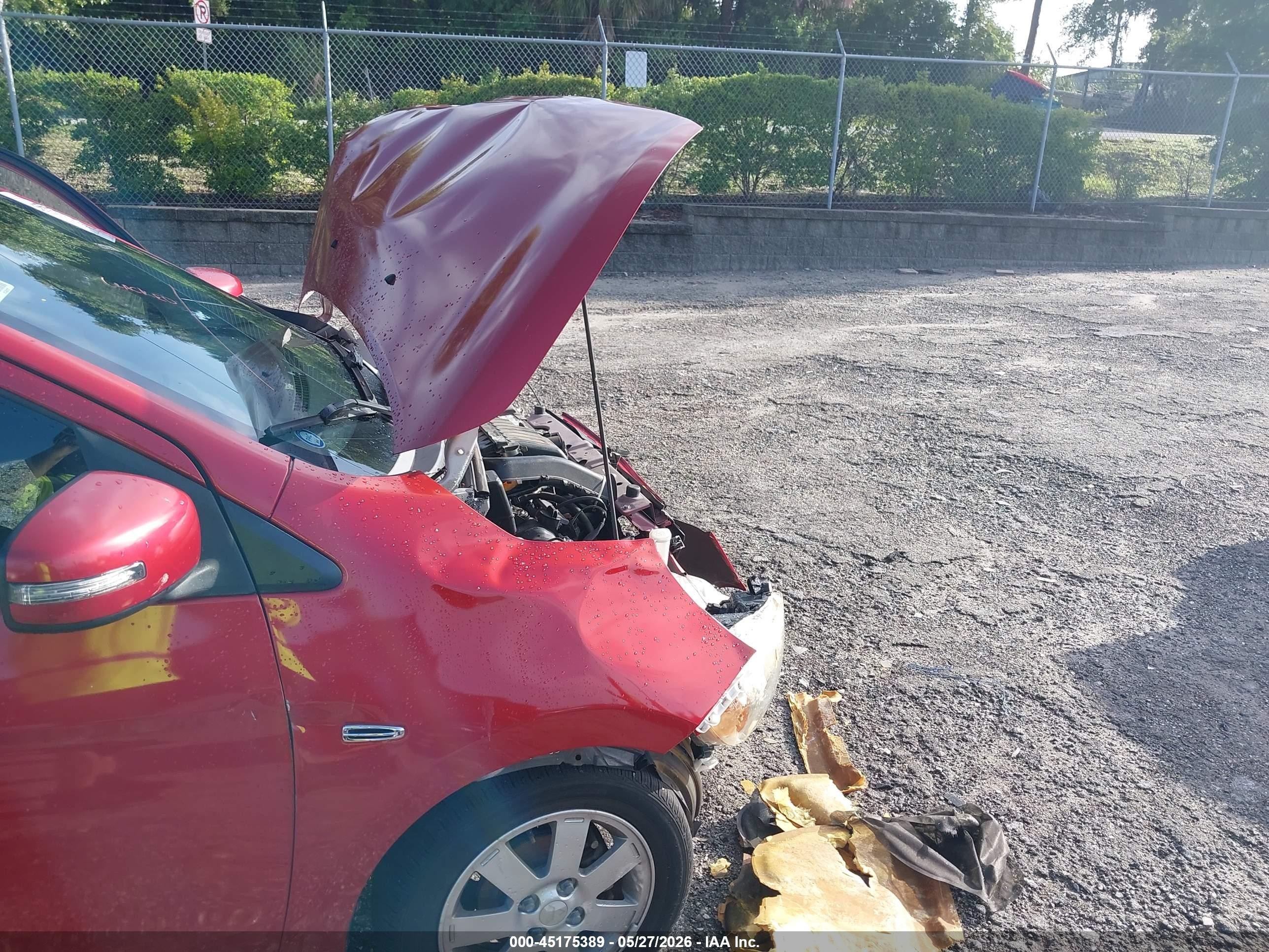 2015 Mitsubishi Mirage Es Red vin: ML32A4HJ0FH051201