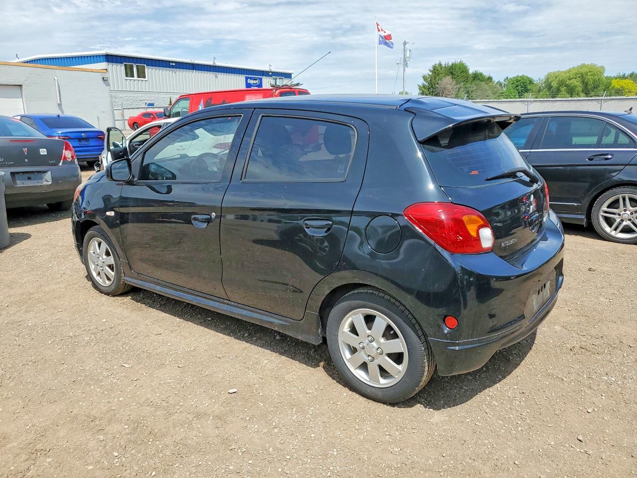 2014 Mitsubishi Mirage Es Черный vin: ML32A4HJ1EH010834