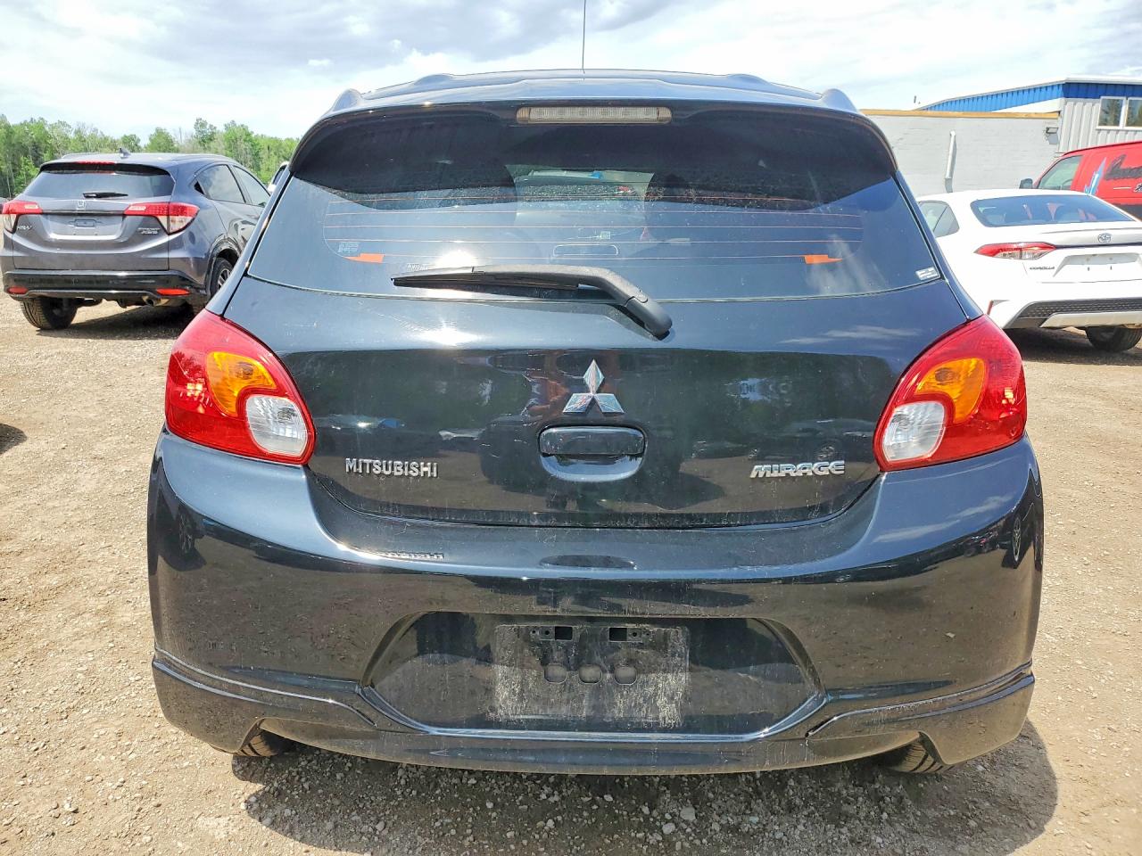 2014 Mitsubishi Mirage Es Черный vin: ML32A4HJ1EH010834