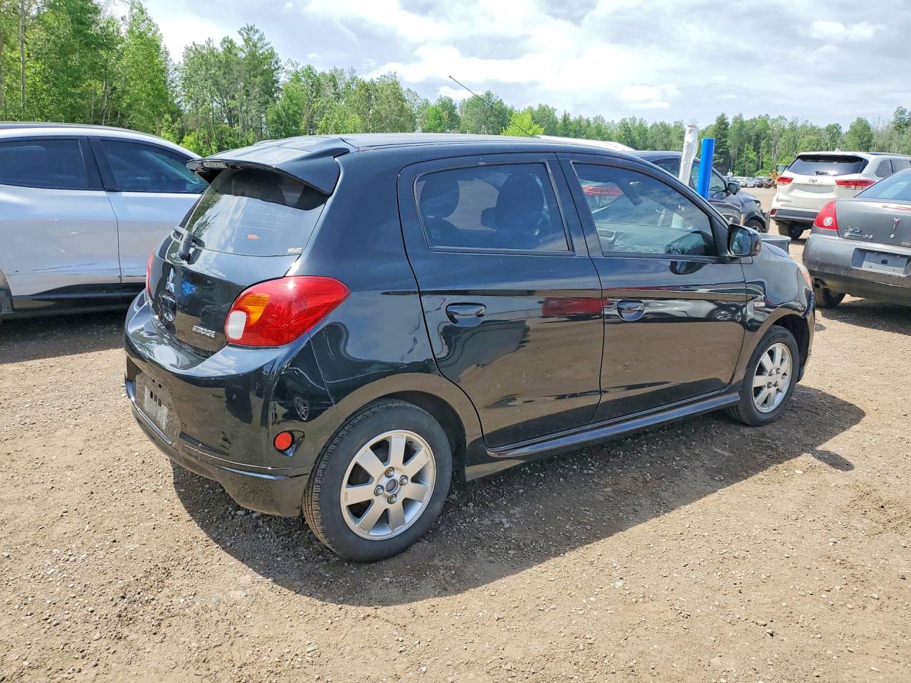 2014 Mitsubishi Mirage Es Черный vin: ML32A4HJ1EH010834