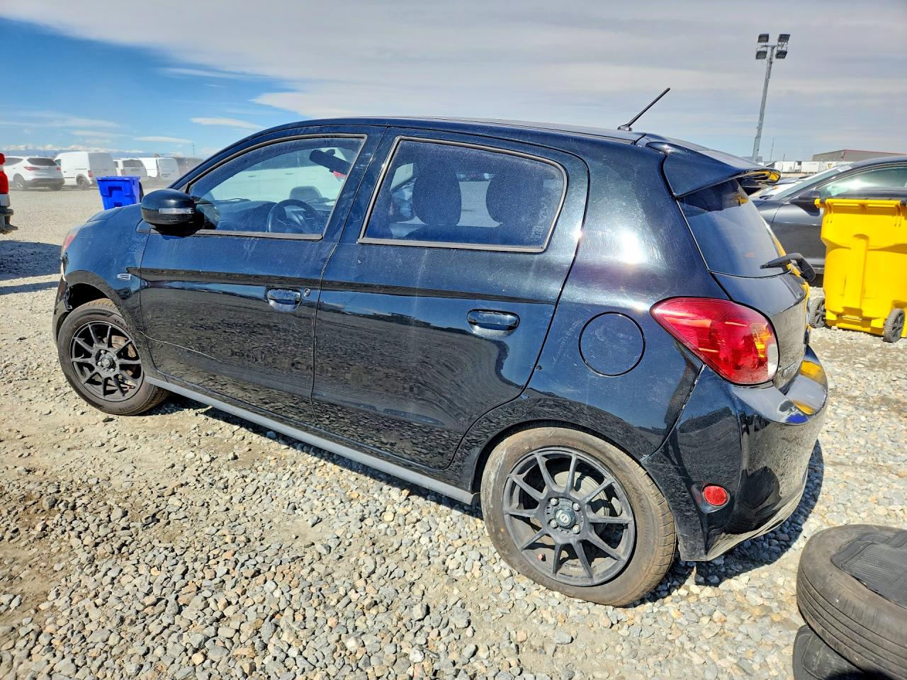 2015 Mitsubishi Mirage Es Black vin: ML32A4HJ1FH048100