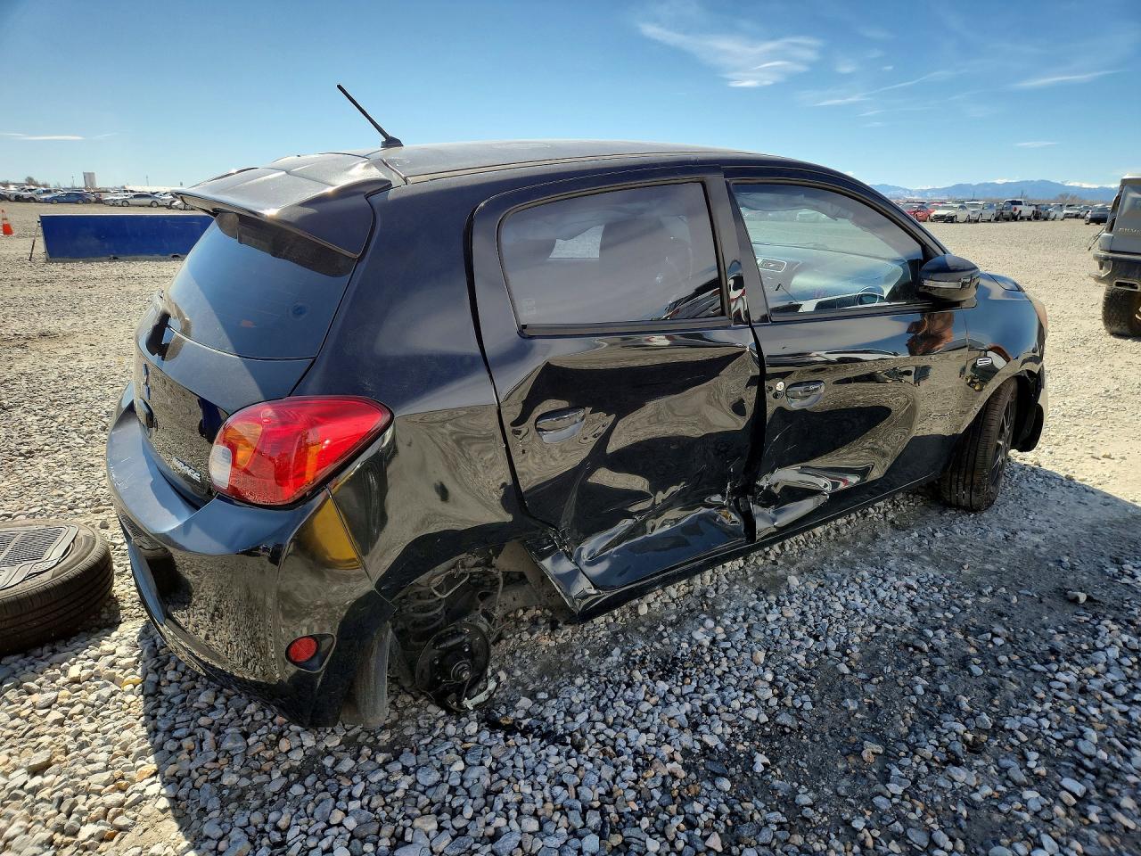 2015 Mitsubishi Mirage Es Black vin: ML32A4HJ1FH048100