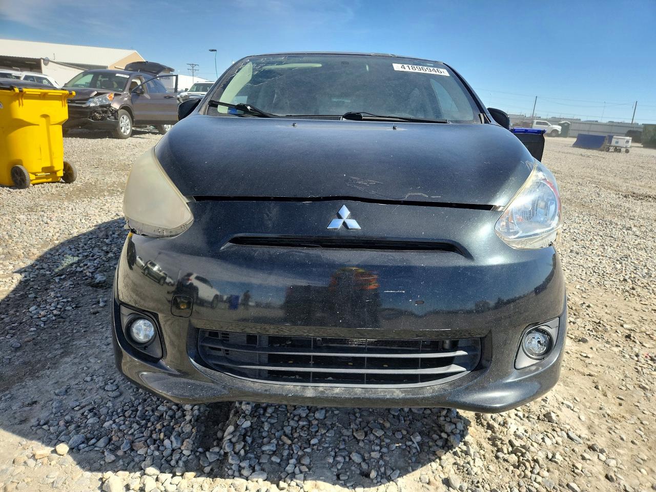 2015 Mitsubishi Mirage Es Black vin: ML32A4HJ1FH048100