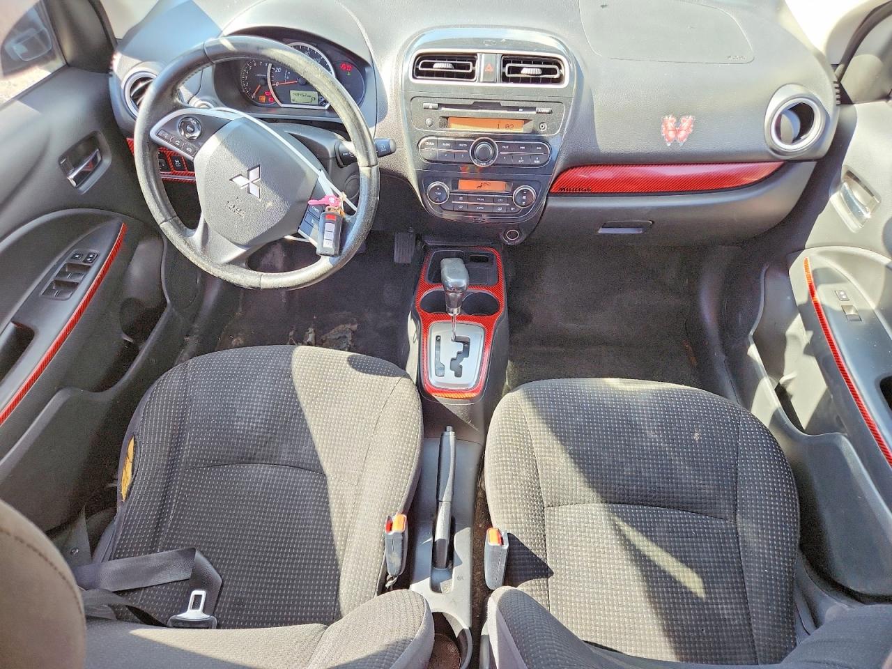 2015 Mitsubishi Mirage Es Black vin: ML32A4HJ1FH048100