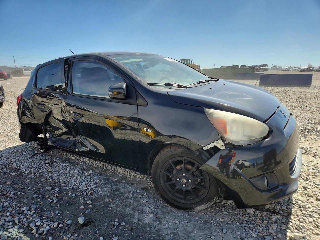 2015 Mitsubishi Mirage Es Black vin: ML32A4HJ1FH048100