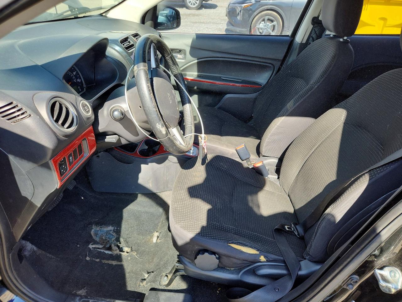 2015 Mitsubishi Mirage Es Black vin: ML32A4HJ1FH048100