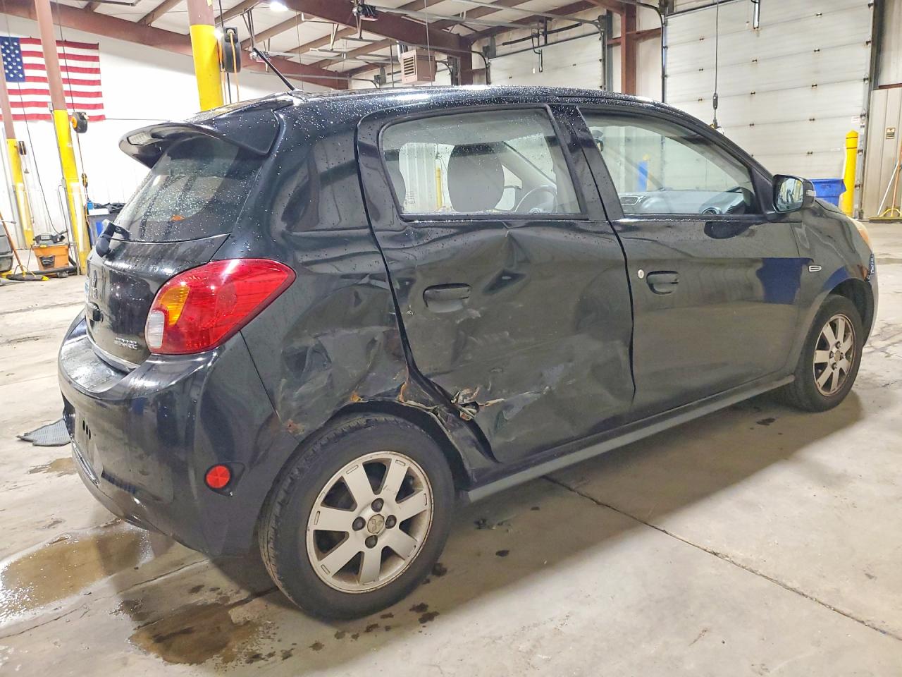 2015 Mitsubishi Mirage Es Black vin: ML32A4HJ1FH055533