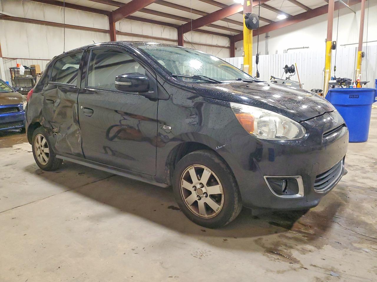 2015 Mitsubishi Mirage Es Black vin: ML32A4HJ1FH055533