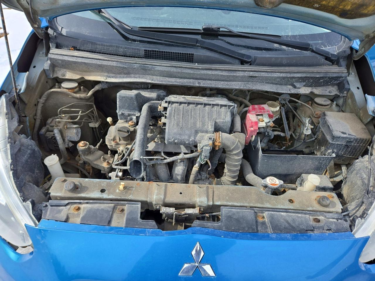 2014 Mitsubishi Mirage Es Blue vin: ML32A4HJ2EH009823