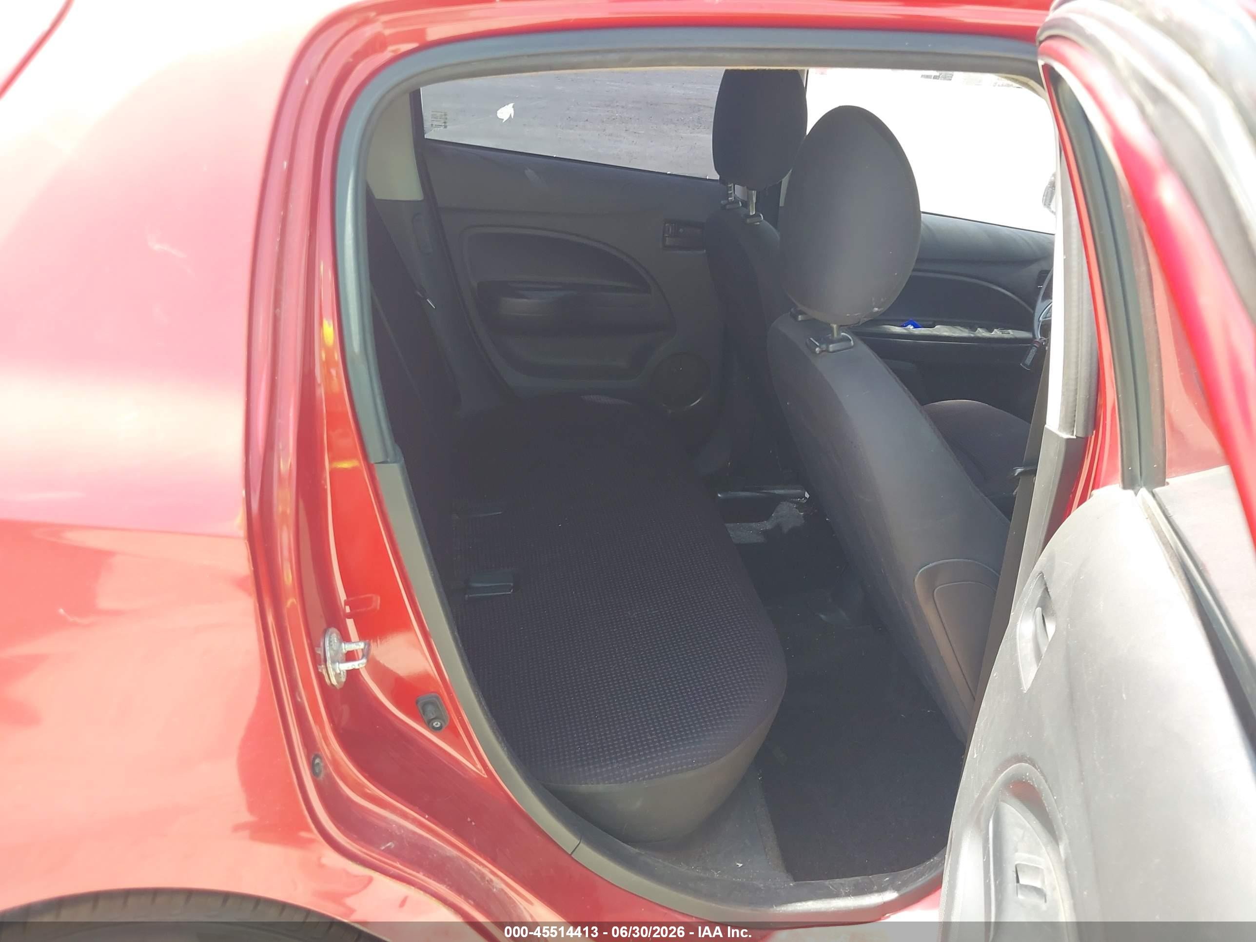 2014 Mitsubishi Mirage Es Красный vin: ML32A4HJ2EH017985