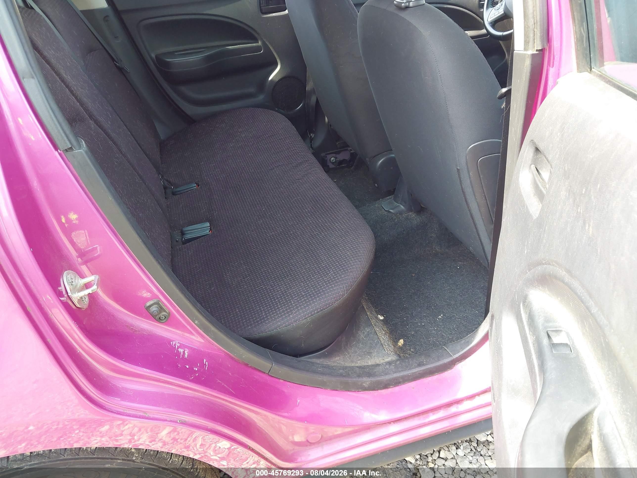 2014 Mitsubishi Mirage Es Pink vin: ML32A4HJ2EH026184