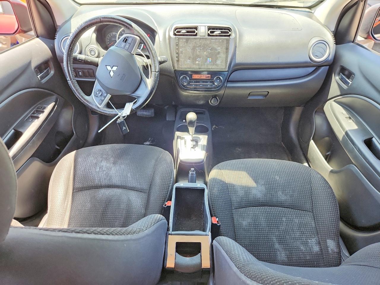 2015 Mitsubishi Mirage Es Red vin: ML32A4HJ2FH033041