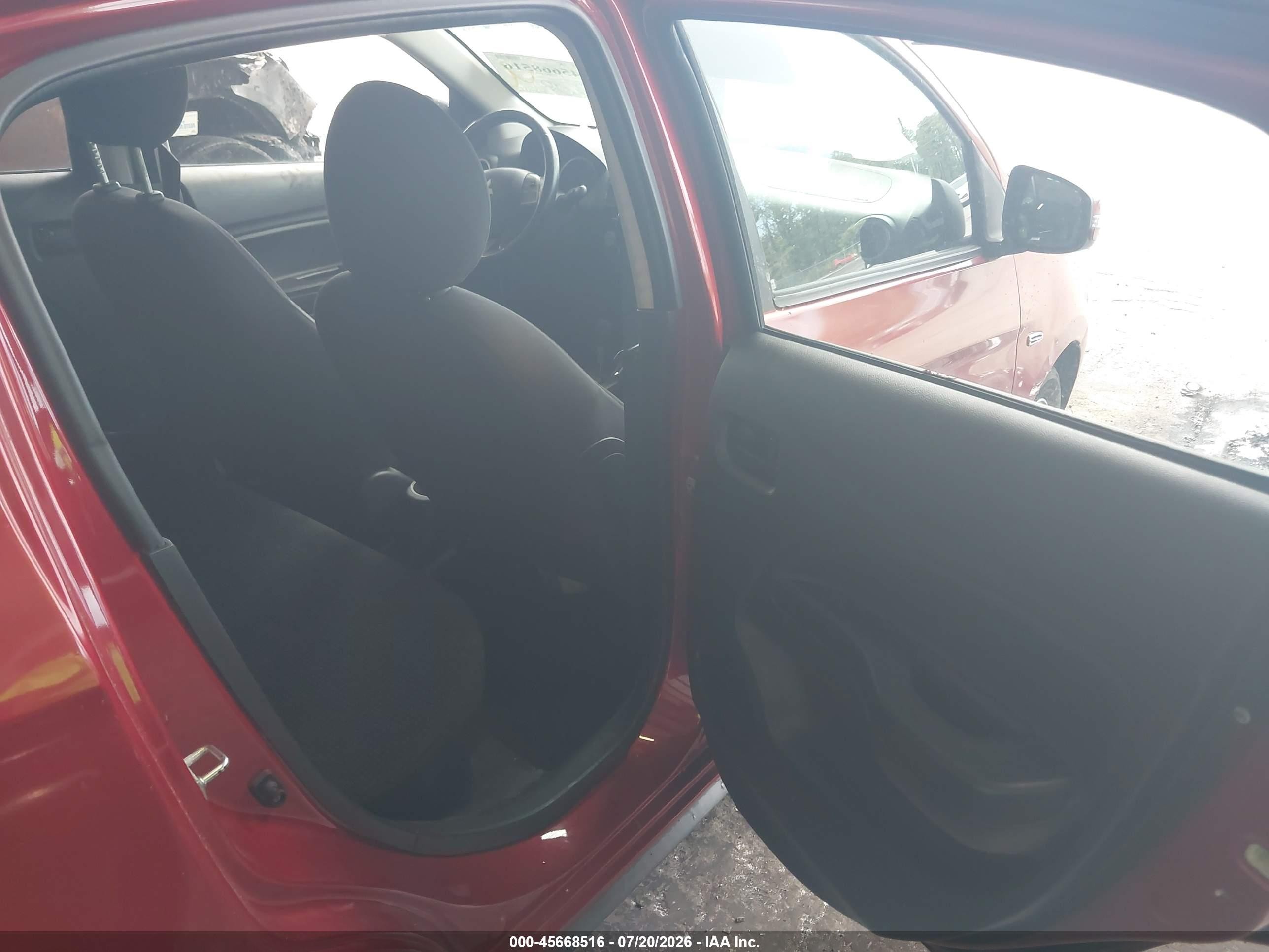 2015 Mitsubishi Mirage Es Red vin: ML32A4HJ2FH034643