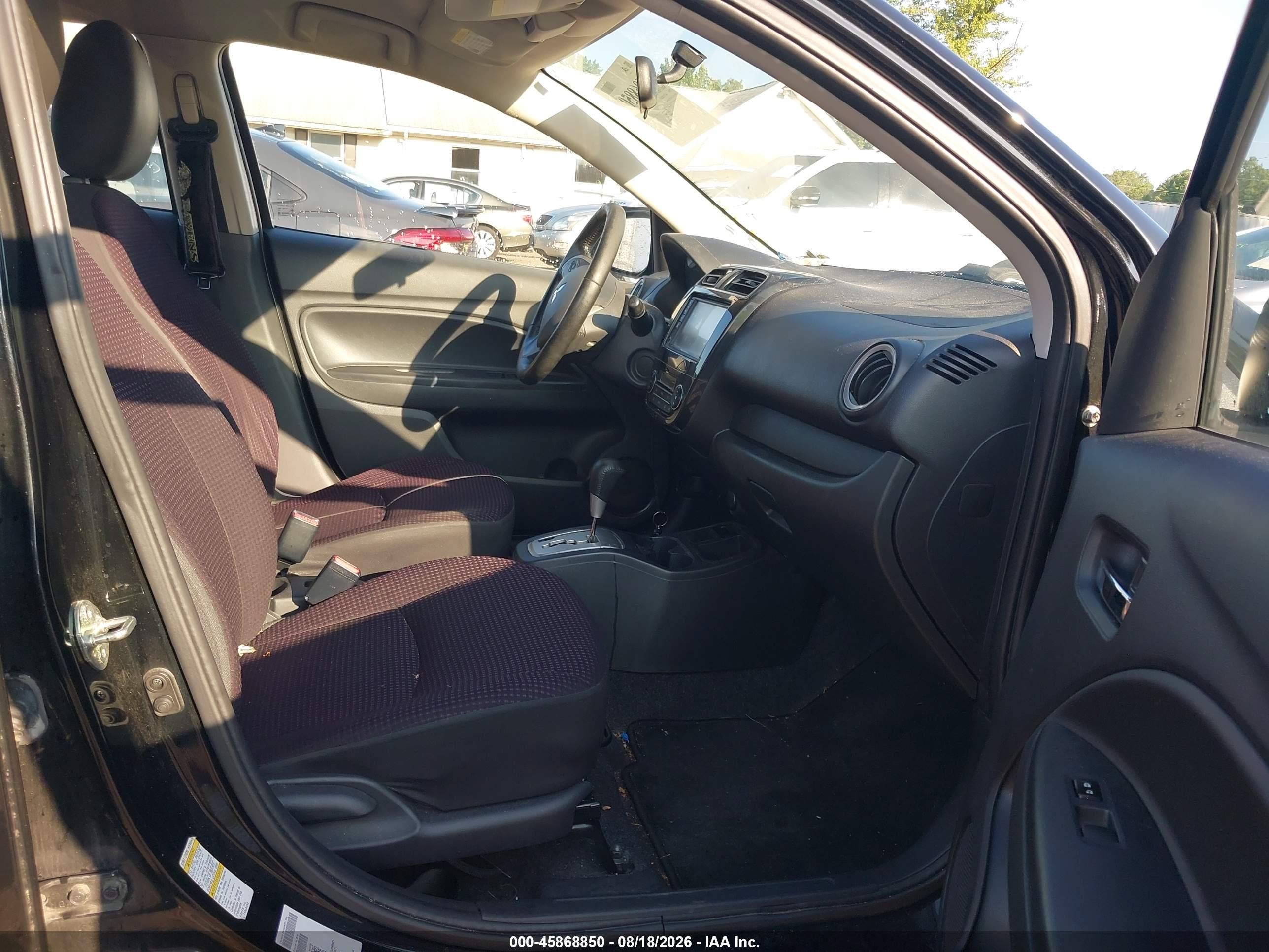 2014 Mitsubishi Mirage Es Black vin: ML32A4HJ3EH005442