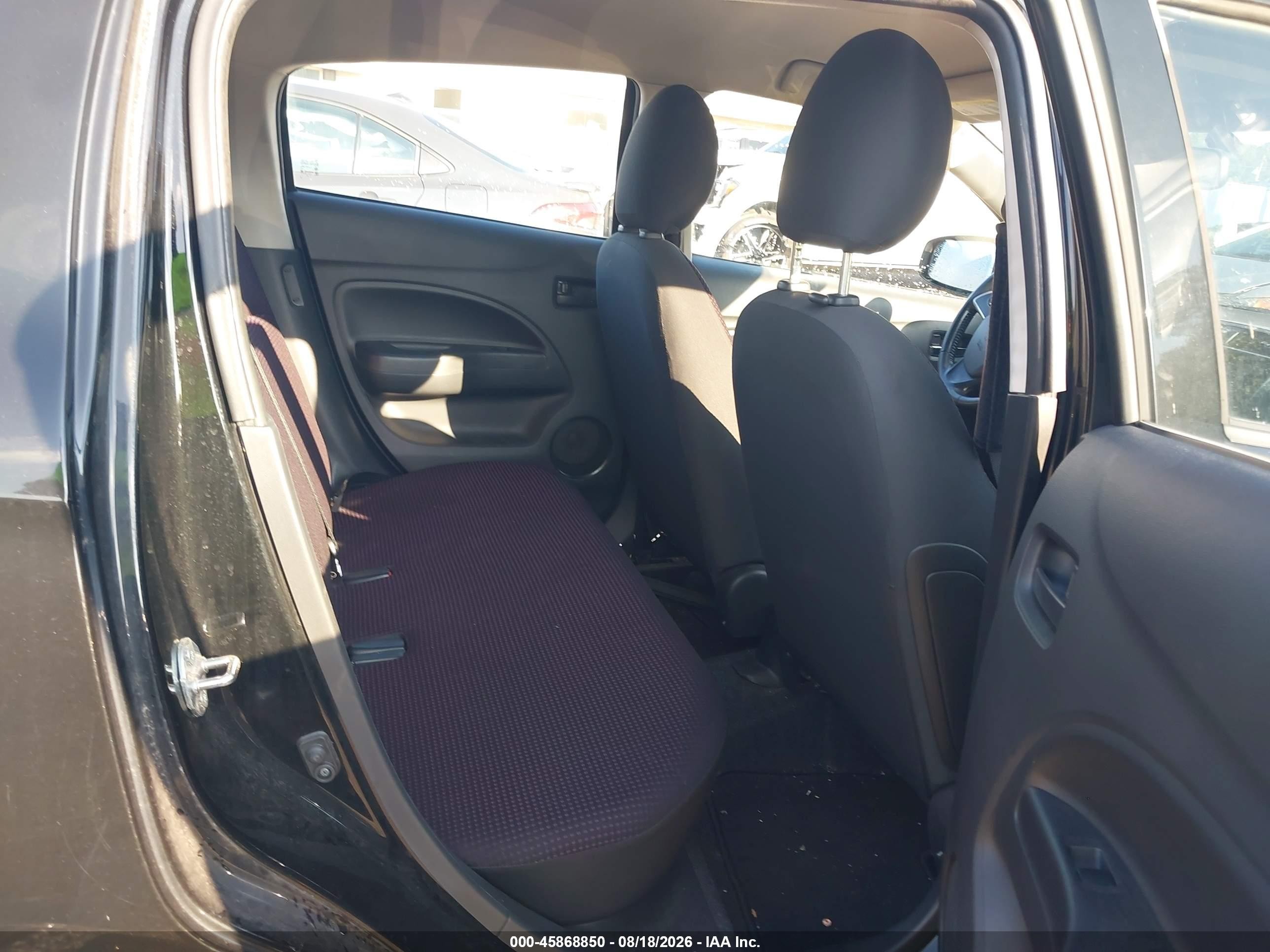 2014 Mitsubishi Mirage Es Black vin: ML32A4HJ3EH005442