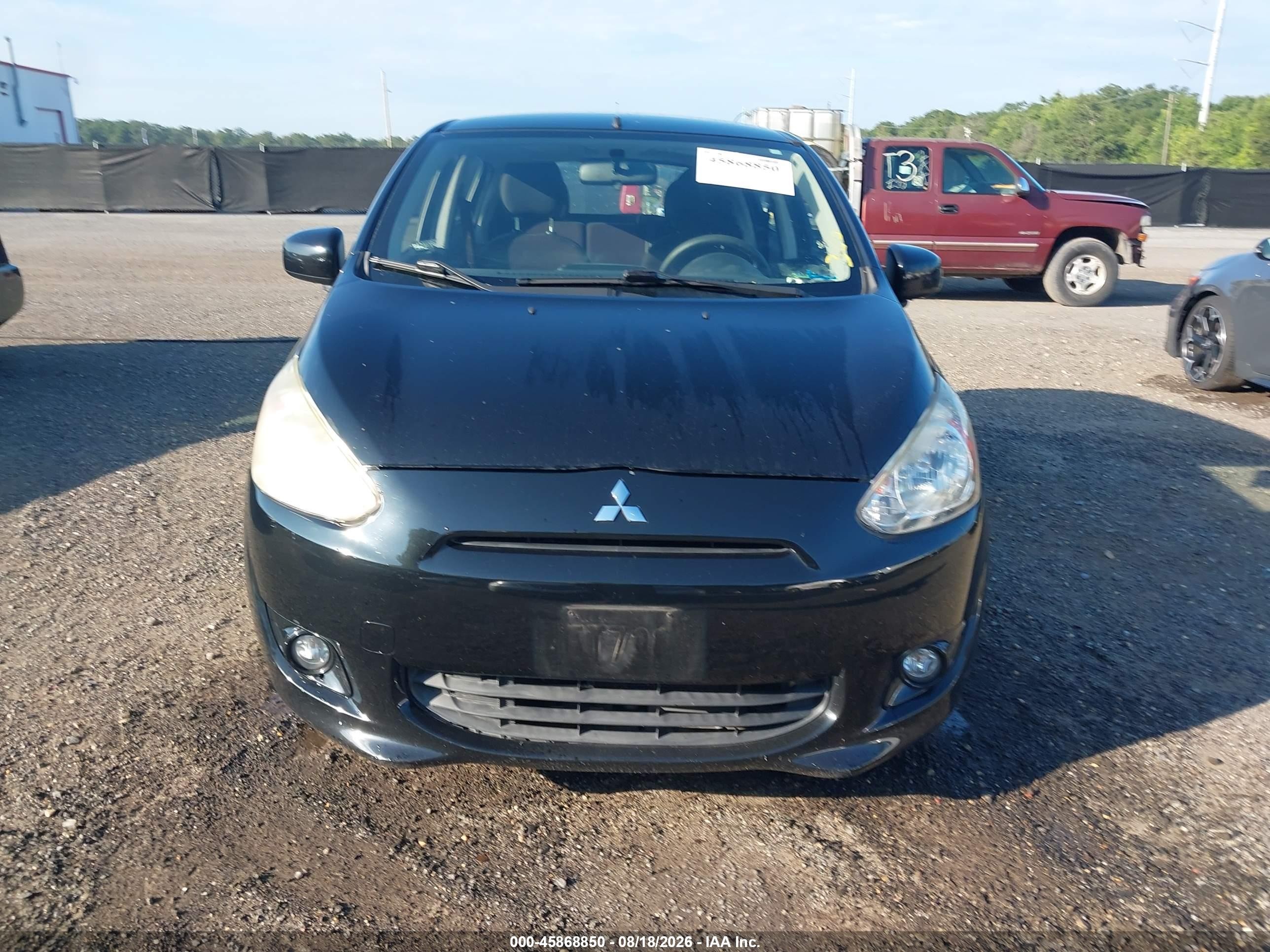 2014 Mitsubishi Mirage Es Black vin: ML32A4HJ3EH005442