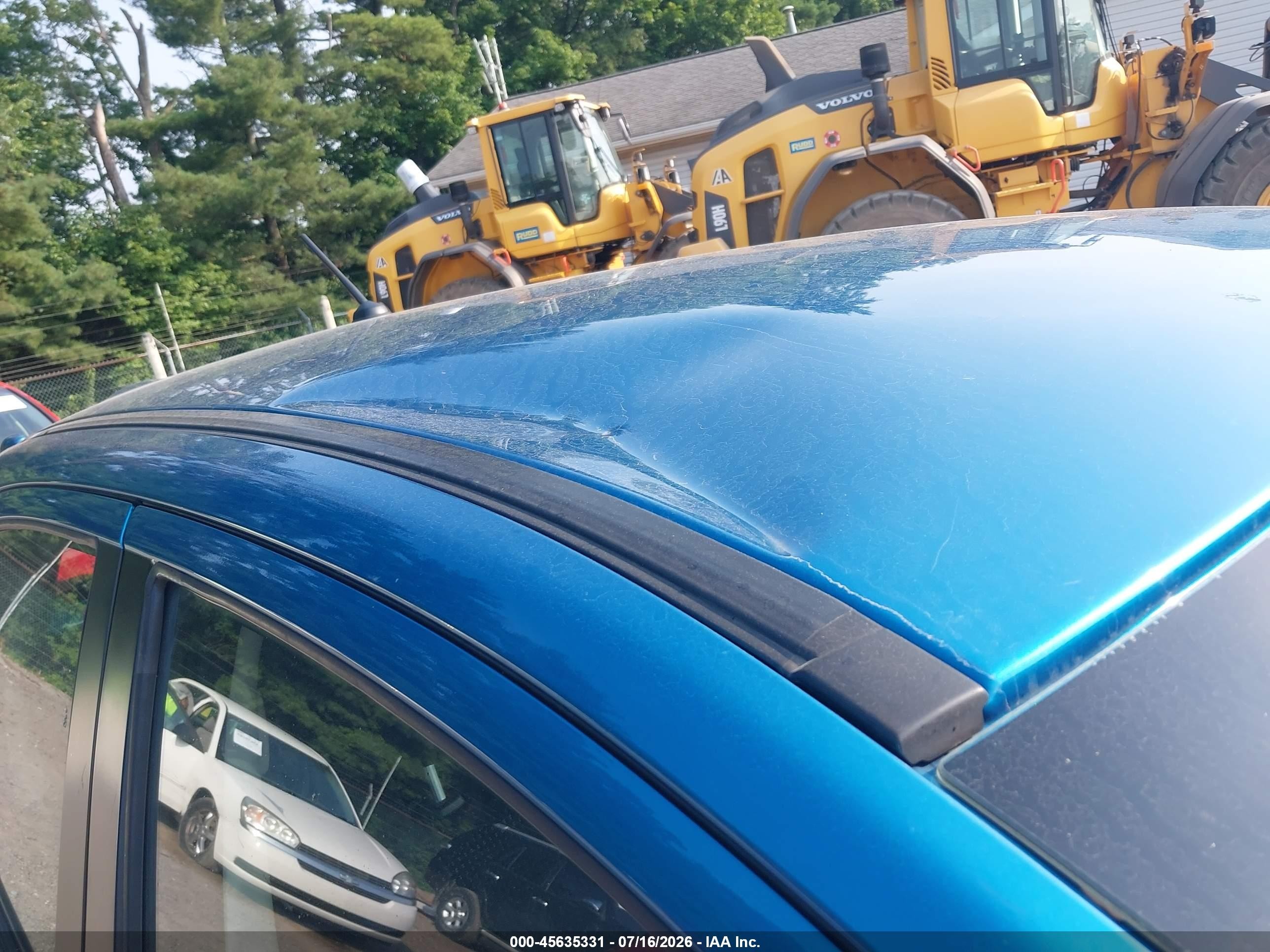 2015 Mitsubishi Mirage Es/rf Blue vin: ML32A4HJ3FH002493