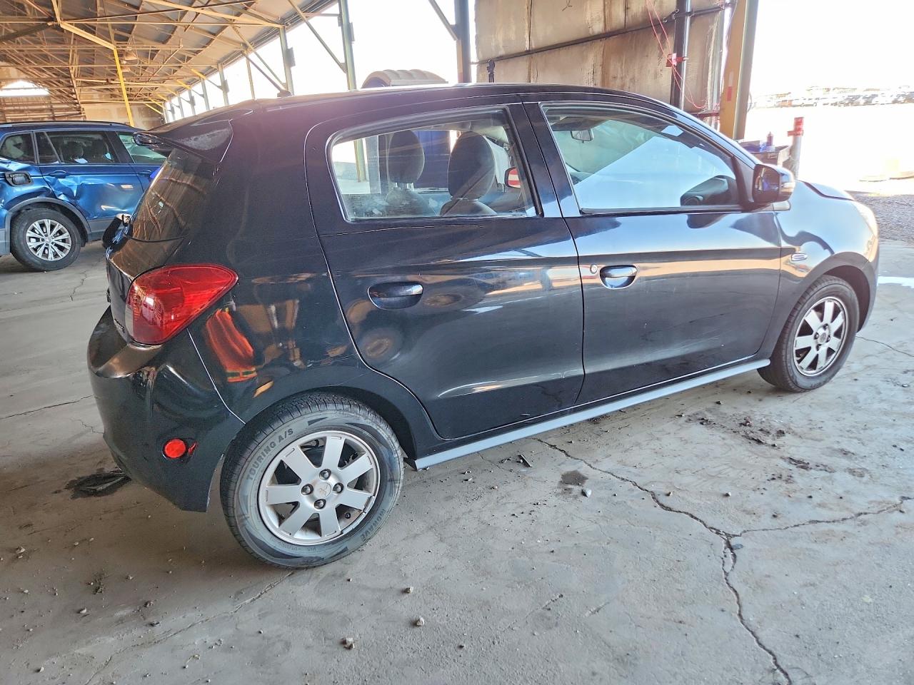 2015 Mitsubishi Mirage Es Black vin: ML32A4HJ3FH010884