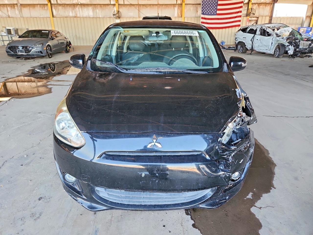 2015 Mitsubishi Mirage Es Black vin: ML32A4HJ3FH010884