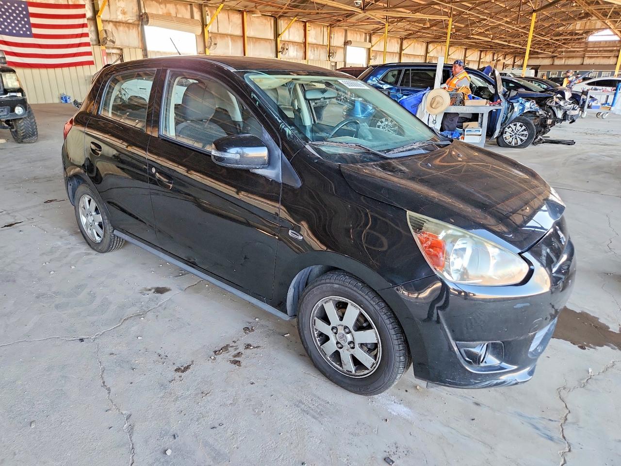 2015 Mitsubishi Mirage Es Black vin: ML32A4HJ3FH010884