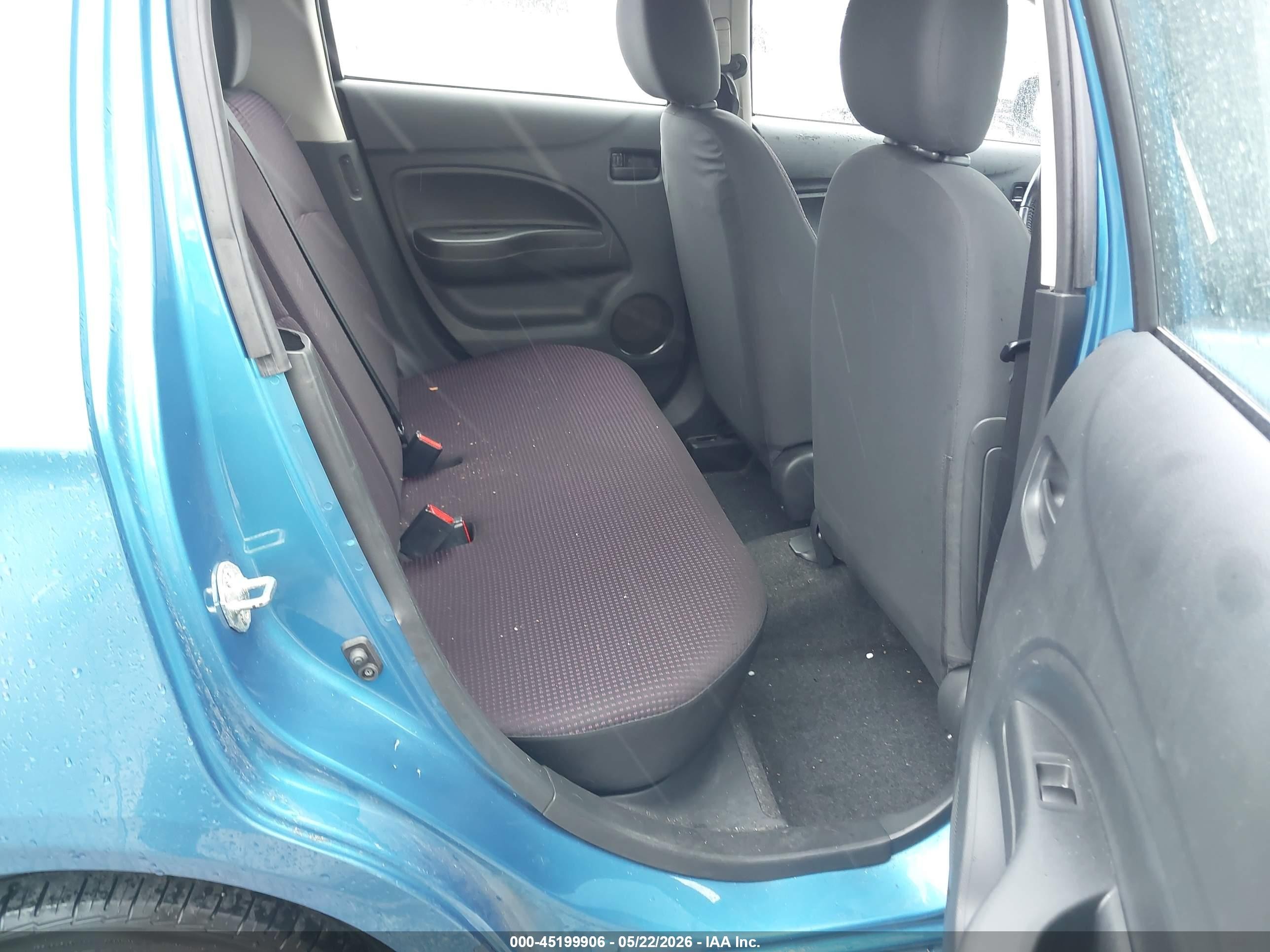 2014 Mitsubishi Mirage Es Синий vin: ML32A4HJ4EH005613