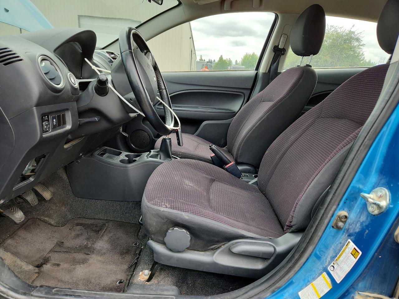 2014 Mitsubishi Mirage Es Blue vin: ML32A4HJ4EH007054