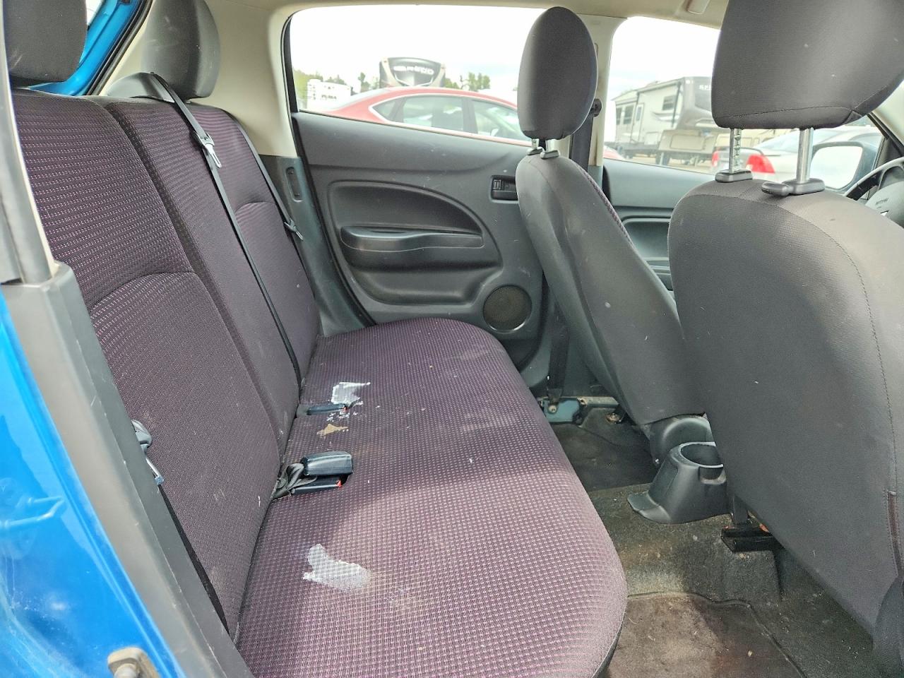2014 Mitsubishi Mirage Es Blue vin: ML32A4HJ4EH007054