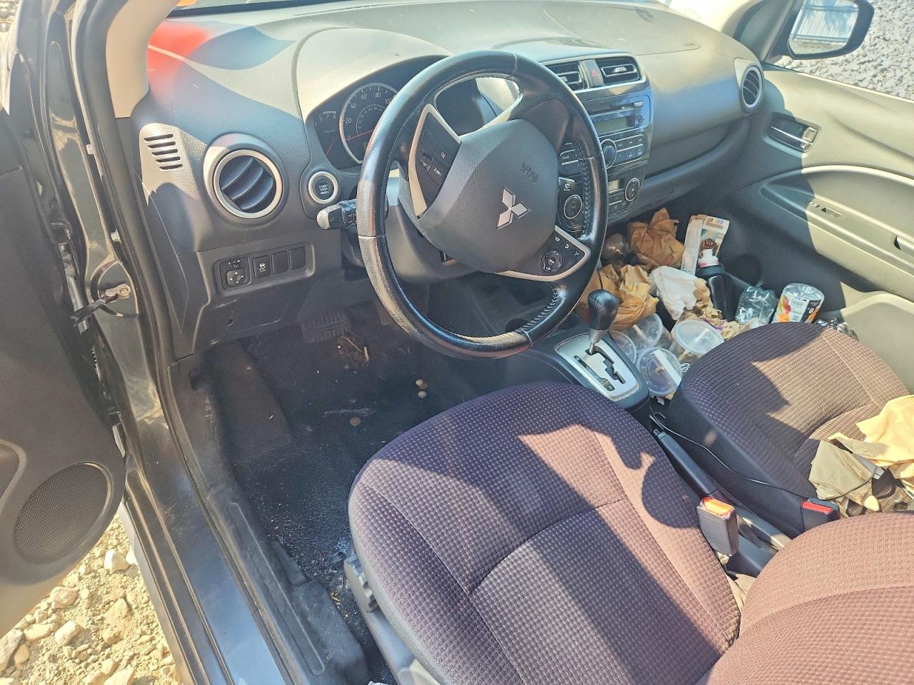 2014 Mitsubishi Mirage Es Gray vin: ML32A4HJ4EH021794