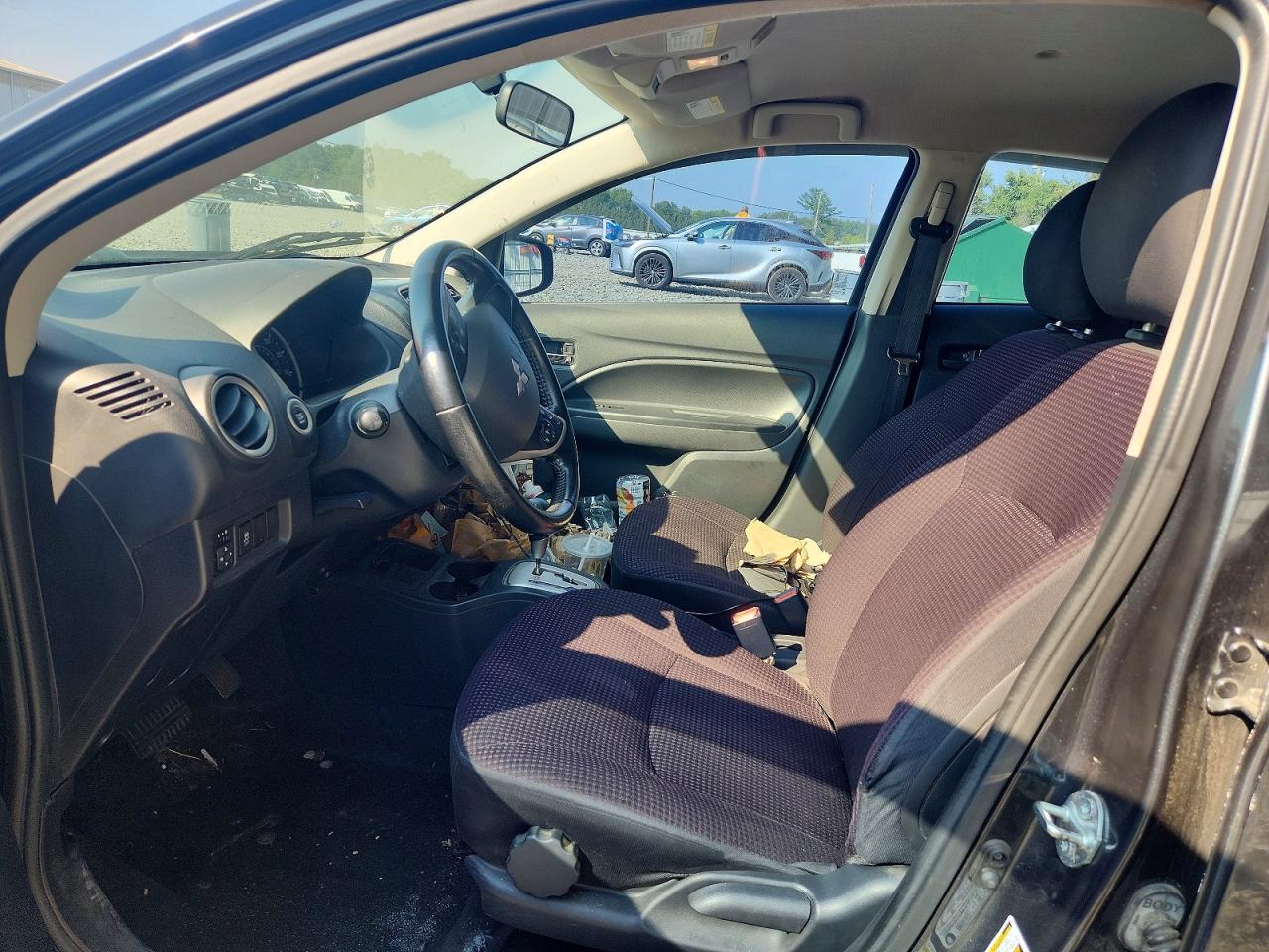 2014 Mitsubishi Mirage Es Gray vin: ML32A4HJ4EH021794