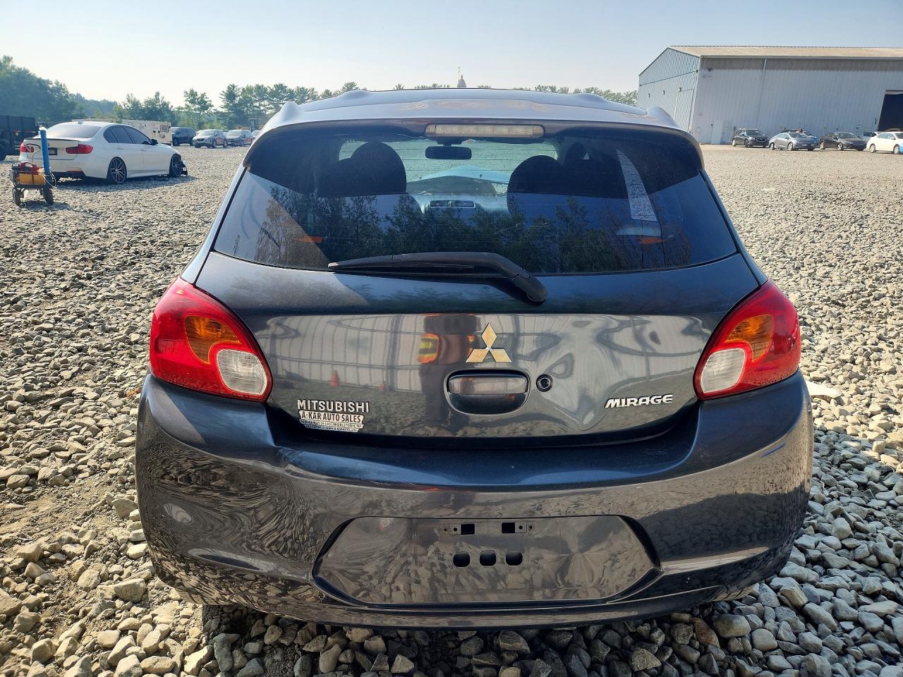 2014 Mitsubishi Mirage Es Gray vin: ML32A4HJ4EH021794