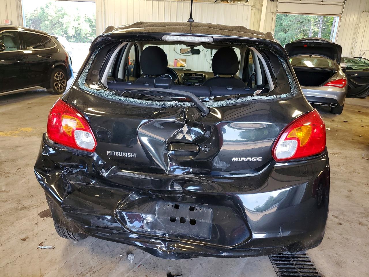 2015 Mitsubishi Mirage Es Black vin: ML32A4HJ4FH038466