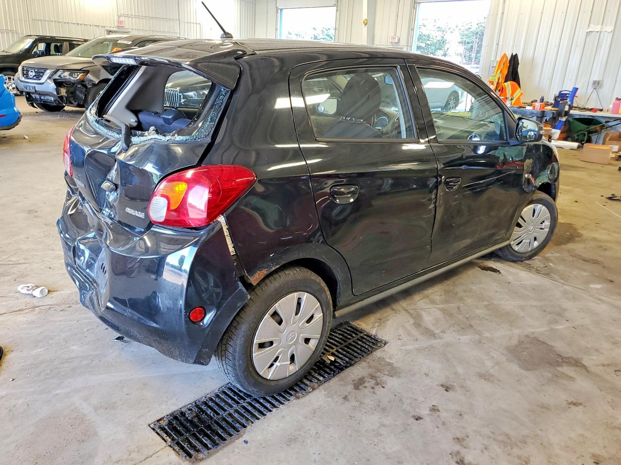 2015 Mitsubishi Mirage Es Black vin: ML32A4HJ4FH038466