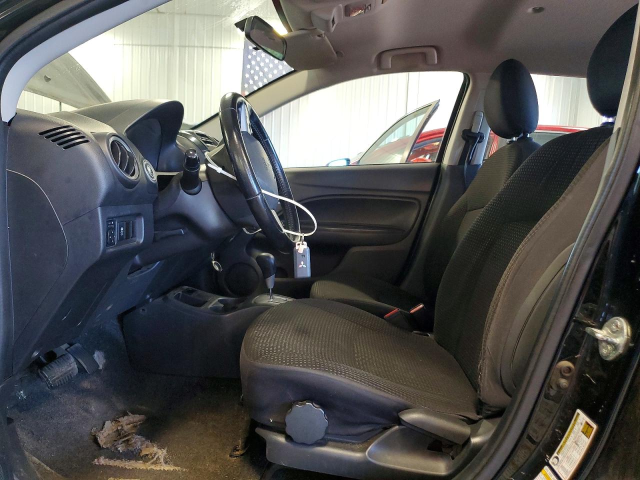 2015 Mitsubishi Mirage Es Black vin: ML32A4HJ4FH038466