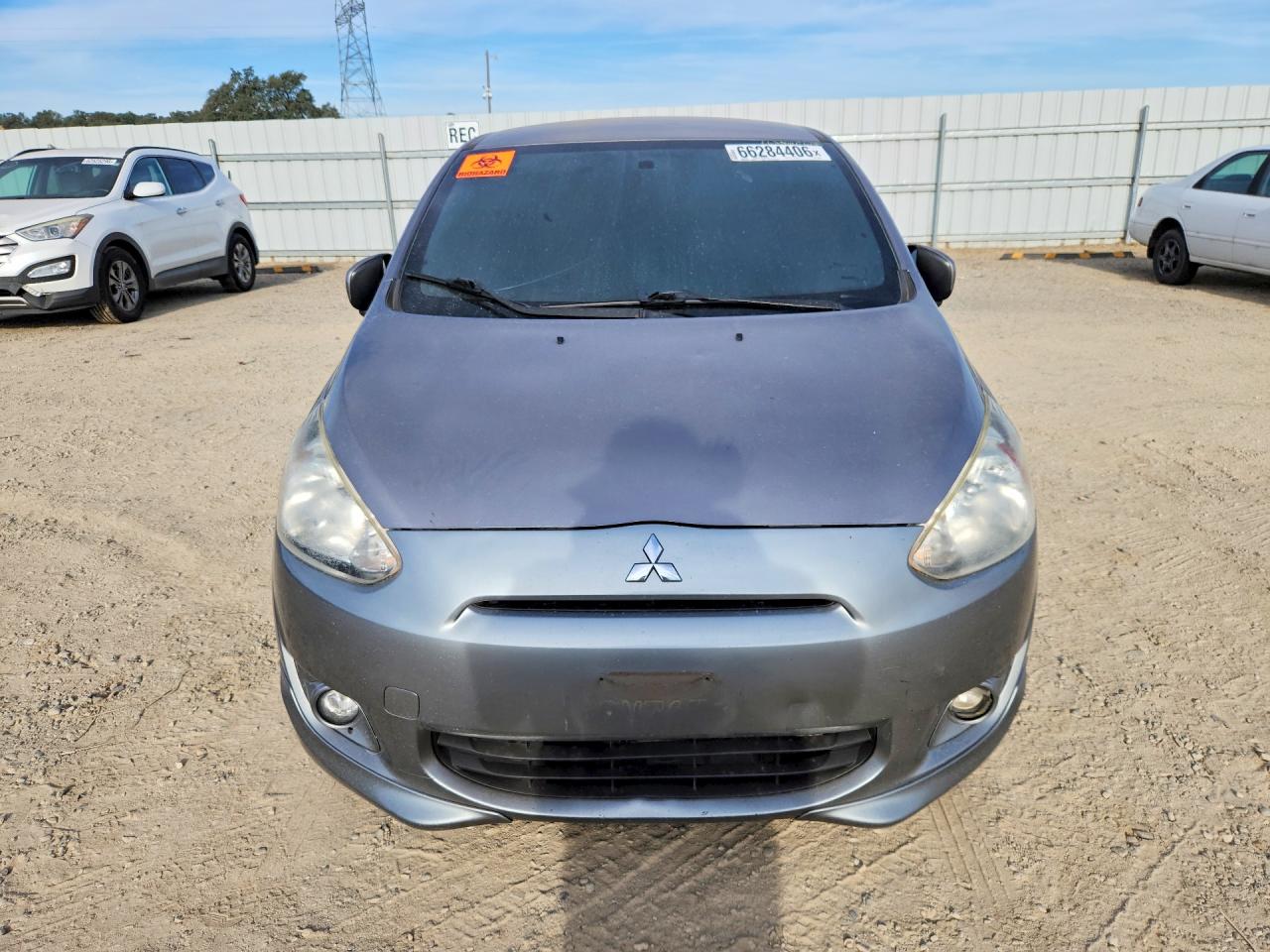 2015 Mitsubishi Mirage Es Gray vin: ML32A4HJ4FH038564