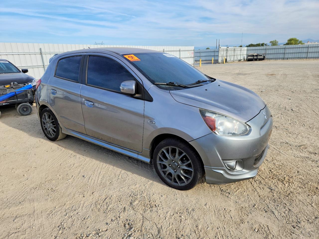 2015 Mitsubishi Mirage Es Gray vin: ML32A4HJ4FH038564