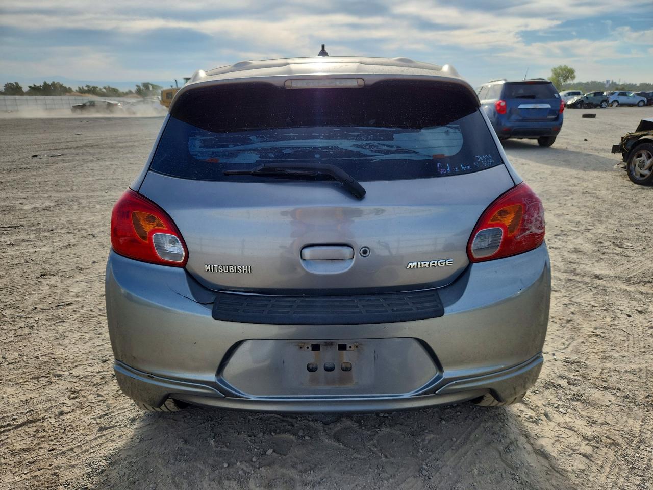 2015 Mitsubishi Mirage Es Gray vin: ML32A4HJ4FH038564
