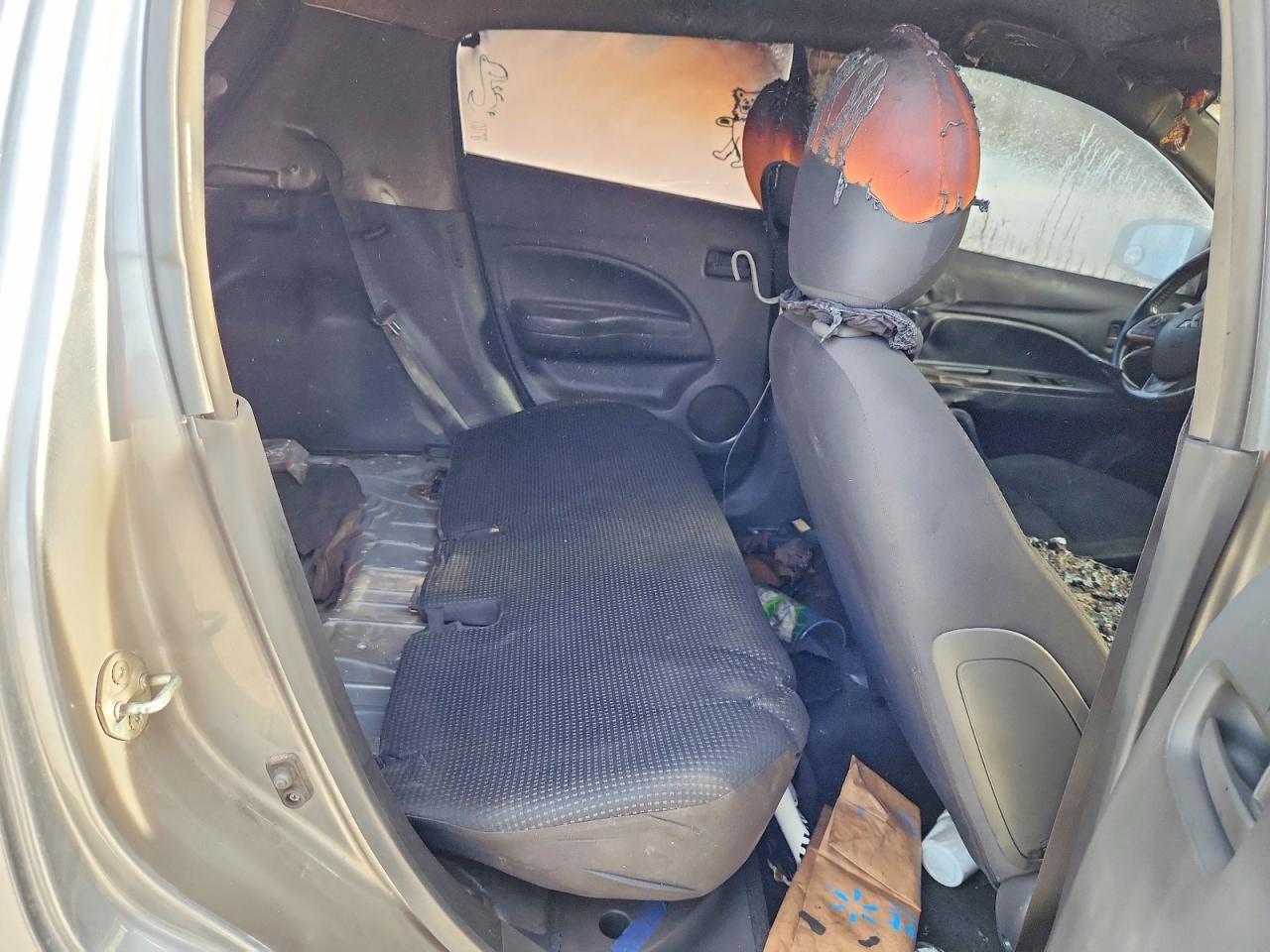 2015 Mitsubishi Mirage Es Gray vin: ML32A4HJ4FH038564
