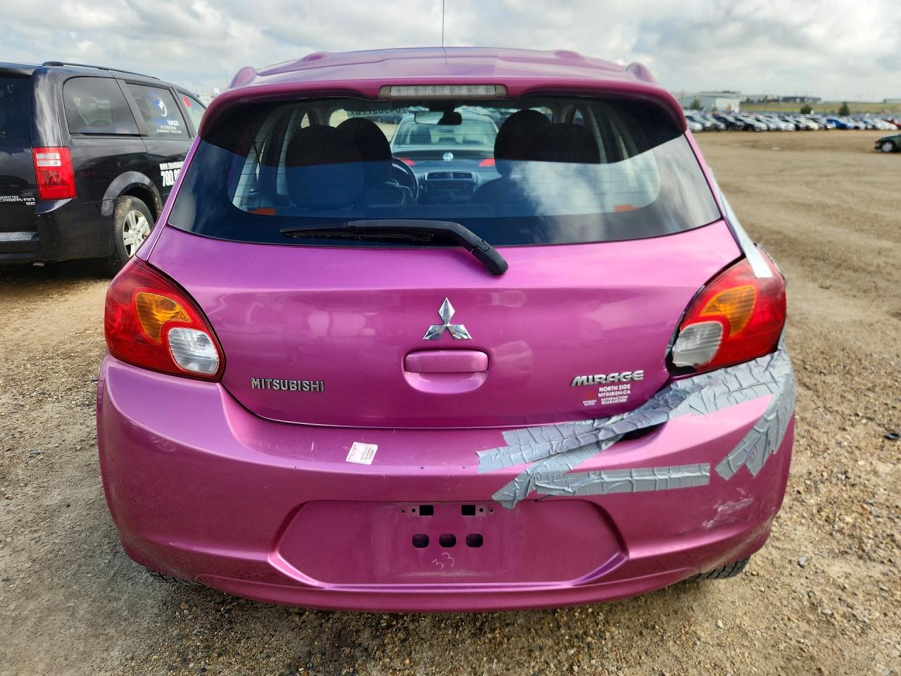 2014 Mitsubishi Mirage Es Pink vin: ML32A4HJ5EH017205