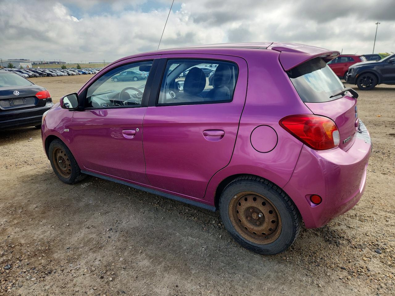 2014 Mitsubishi Mirage Es Pink vin: ML32A4HJ5EH017205