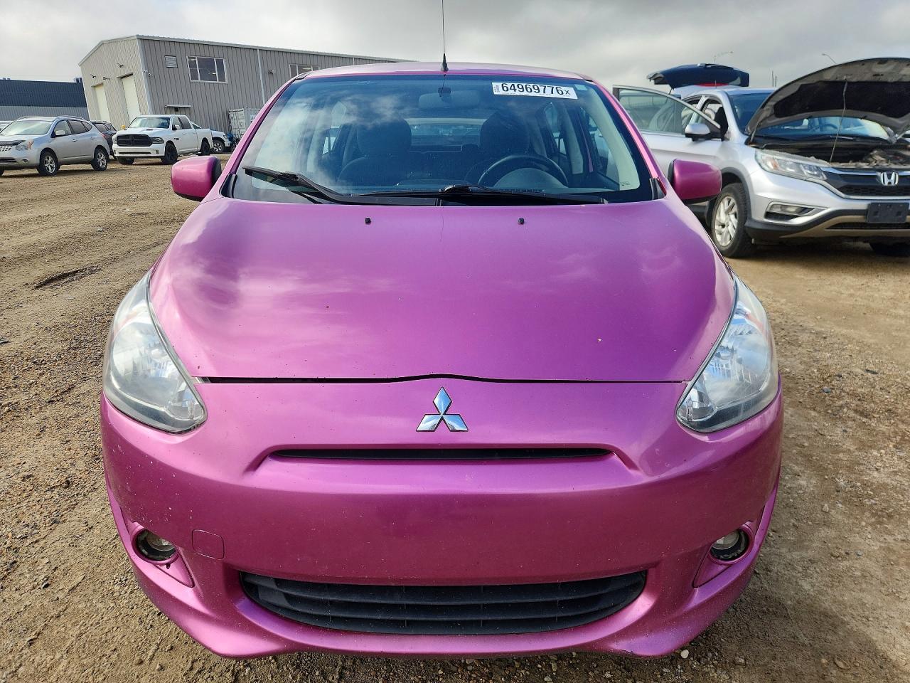 2014 Mitsubishi Mirage Es Pink vin: ML32A4HJ5EH017205