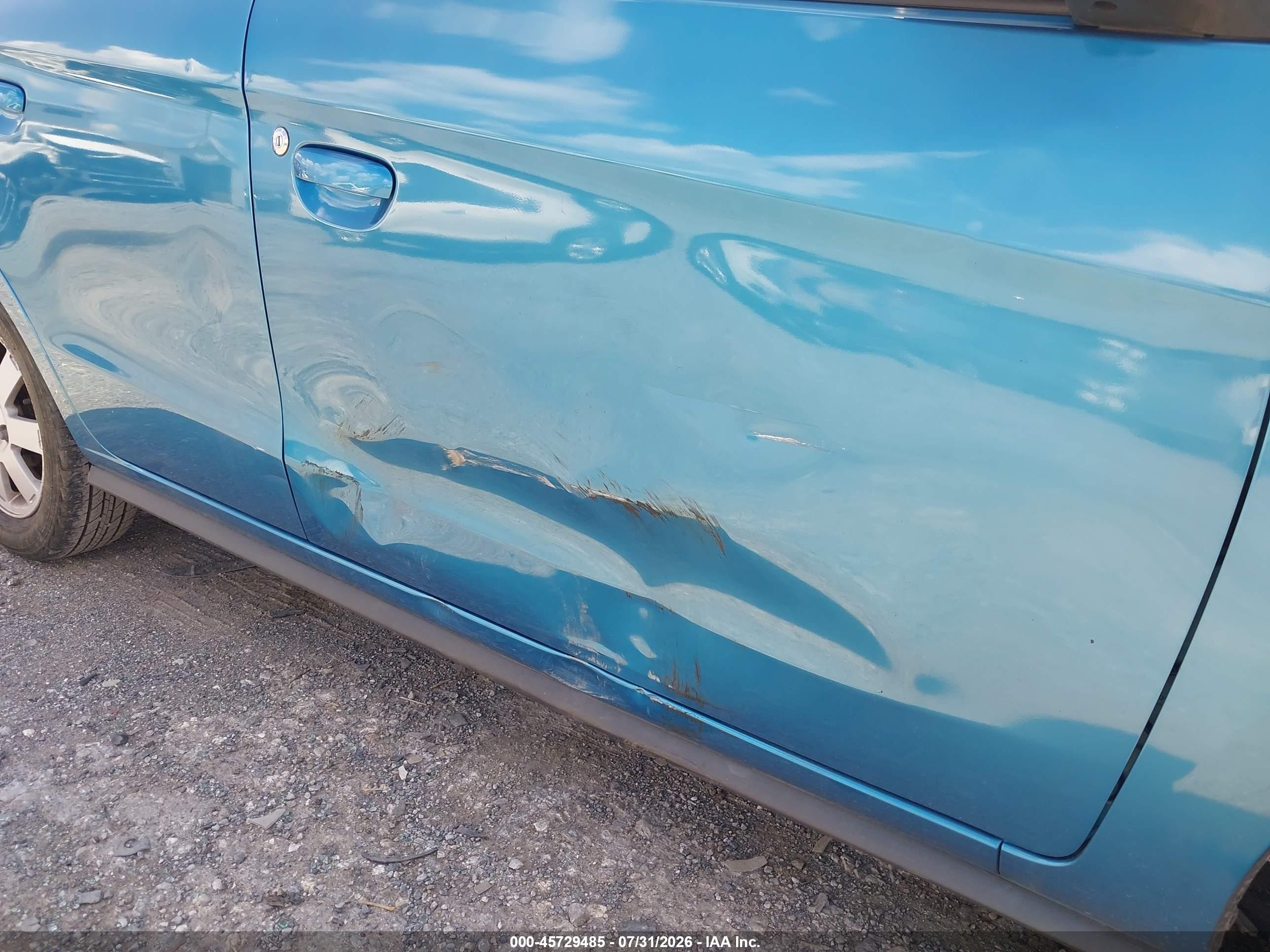 2015 Mitsubishi Mirage Es/rf Blue vin: ML32A4HJ5FH033891