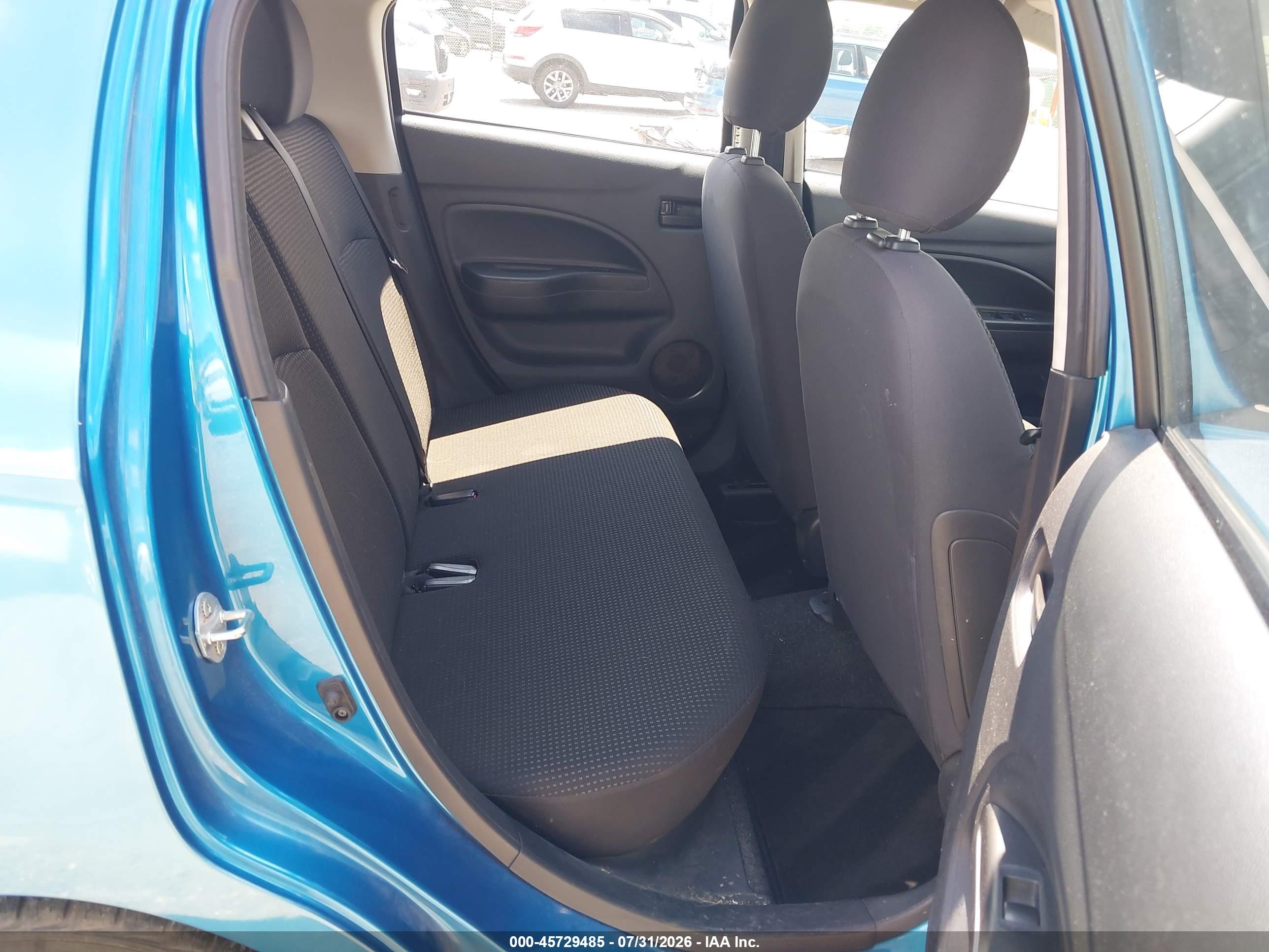 2015 Mitsubishi Mirage Es/rf Blue vin: ML32A4HJ5FH033891