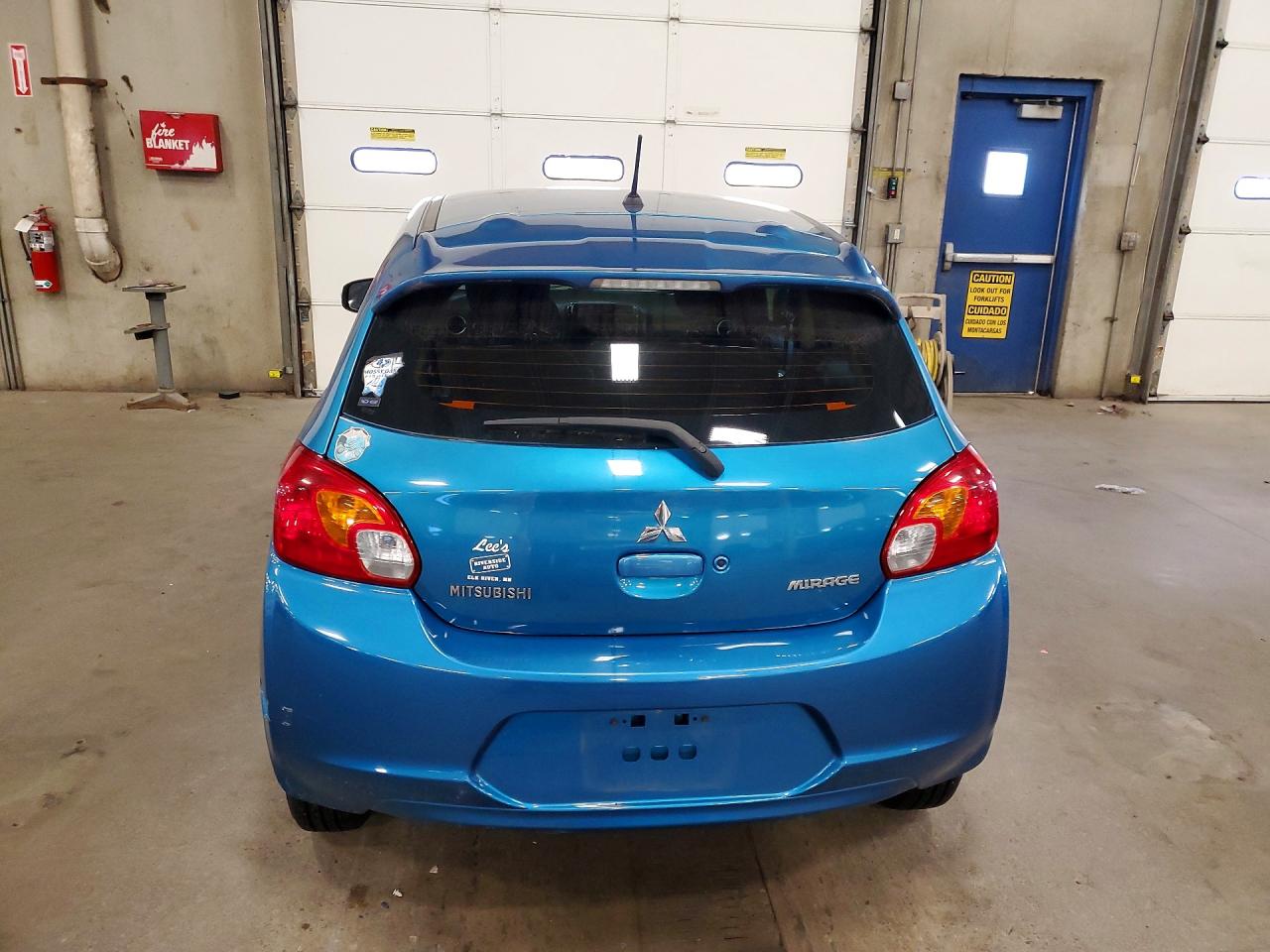 2015 Mitsubishi Mirage Es Blue vin: ML32A4HJ5FH039867