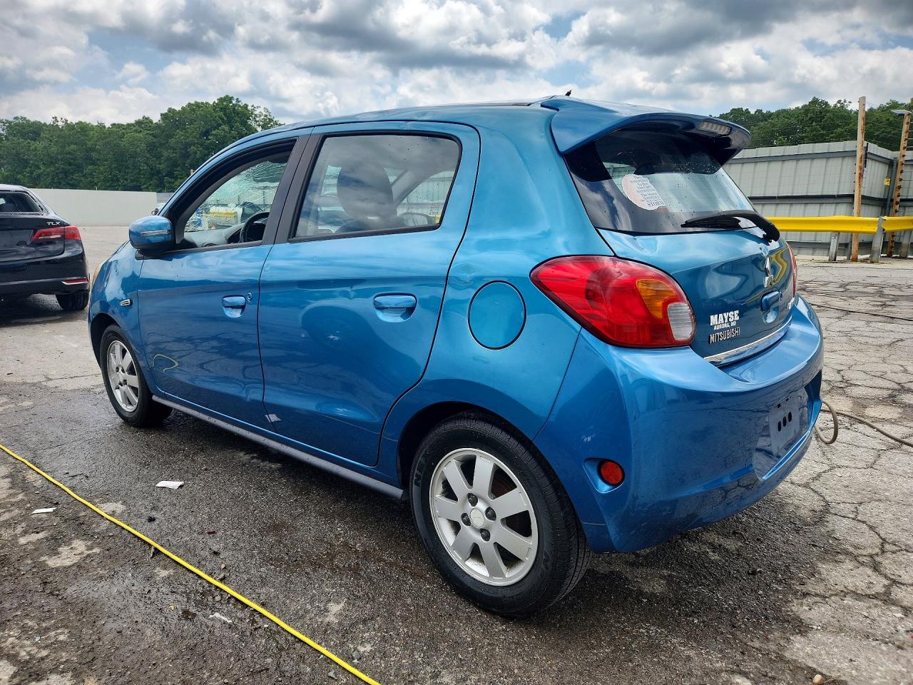 2015 Mitsubishi Mirage Es Blue vin: ML32A4HJ5FH042431