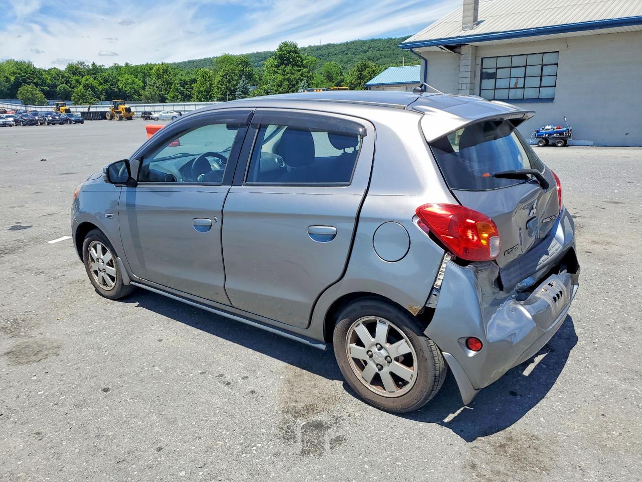 2015 Mitsubishi Mirage Es Gray vin: ML32A4HJ5FH049217