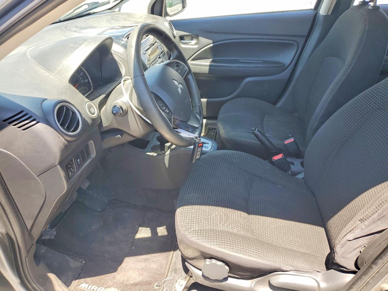 2015 Mitsubishi Mirage Es Gray vin: ML32A4HJ5FH049217