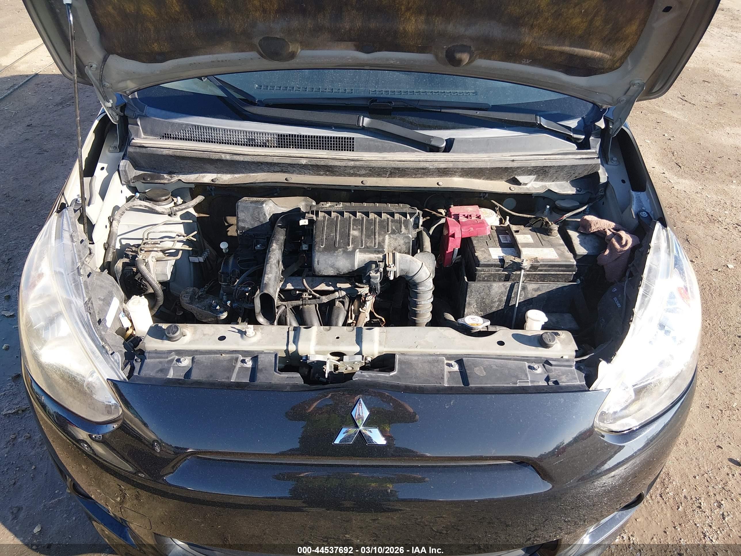 2015 Mitsubishi Mirage Es Black vin: ML32A4HJ5FH054952